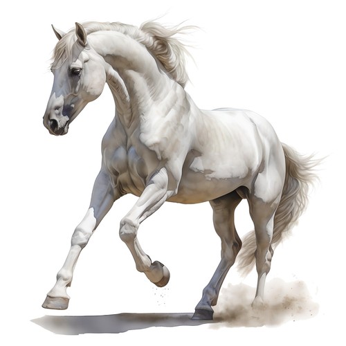 Sticker pferd schimmel - sticker,