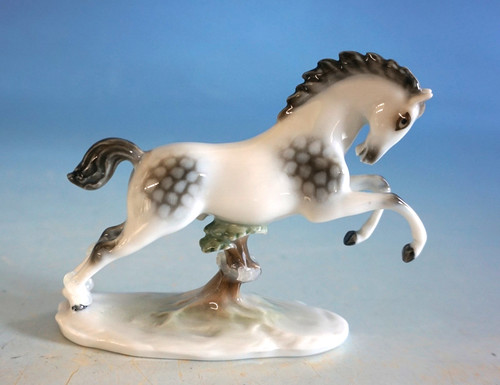 Rosenthal figur pferd schimmel - pferd,