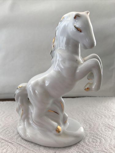Porzellan pferd weiss - porzellan,