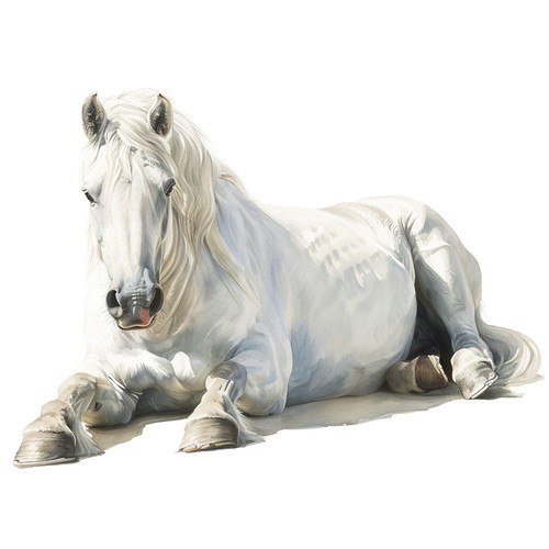Sticker pferd schimmel - sticker,