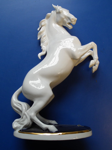 Porzellan figur pferd - figur/, pferd/