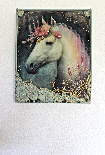 Bild pferd fantasy - pferd., schimmel